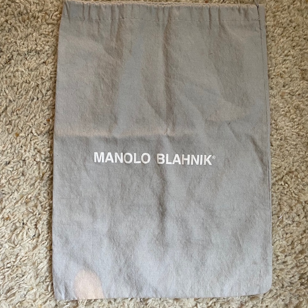 manolo blahnik dust bag